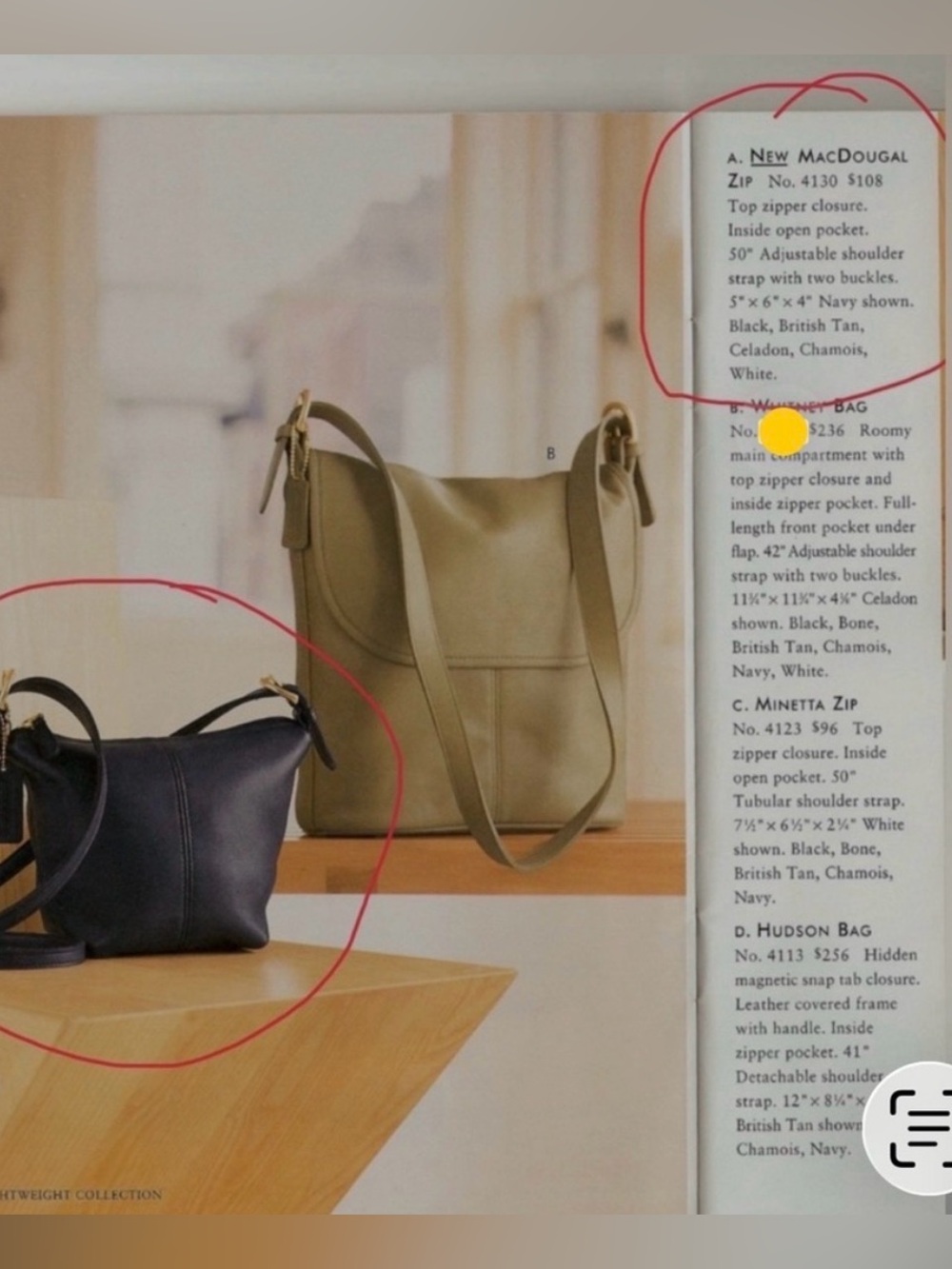 Coach Vintage MacDougal
In the color Celadon Crossbody Bag Made in USA - Picture 9 of 9